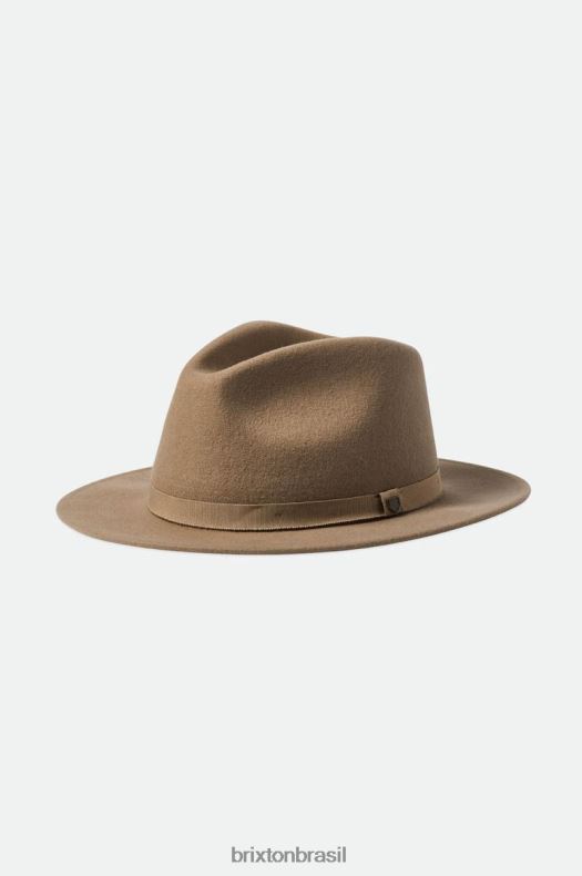acessórios Brixton fedora packable messer areia homens 2TDHFZ227