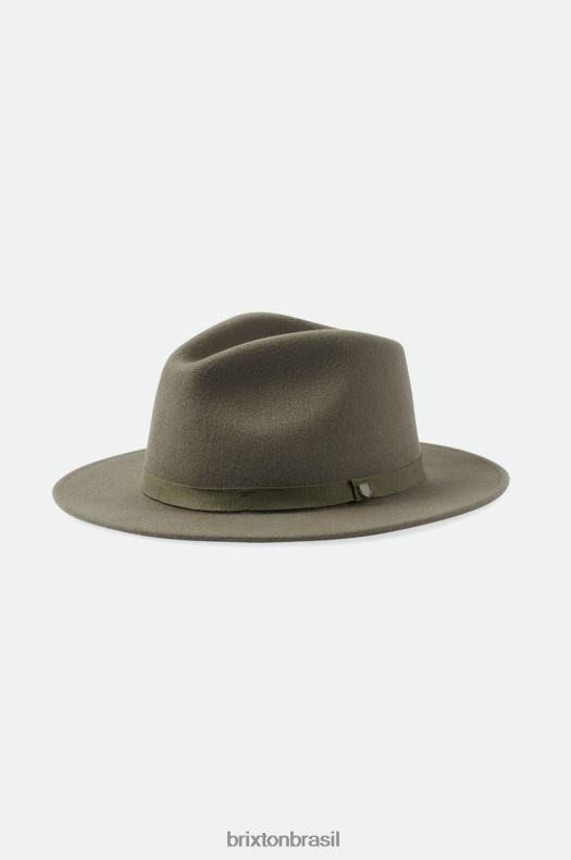acessórios Brixton fedora packable messer excedente de azeitona homens 2TDHFZ226