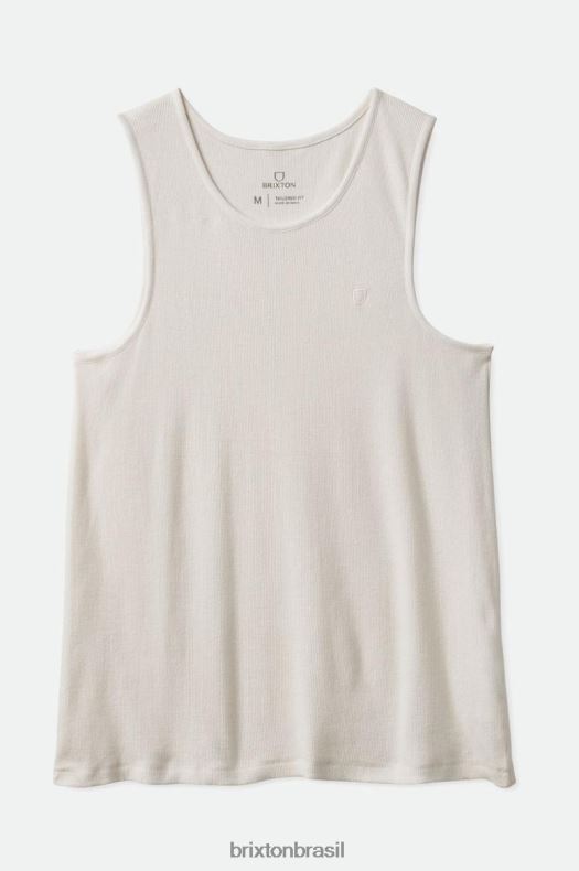 vestuário Brixton tanque reserva antigo off white lavagem vintage homens 2TDHFZ127