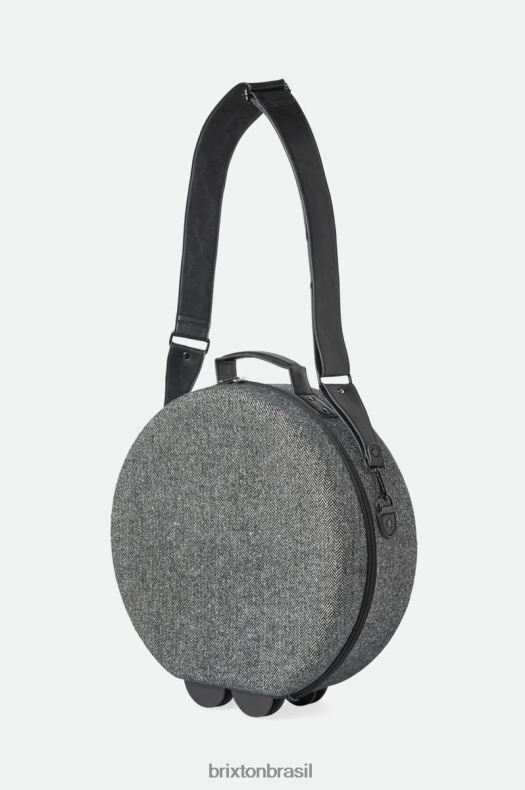 acessórios Brixton feito o estojo de viagem adequado do fedora cinzento Preto unissex 2TDHFZ345